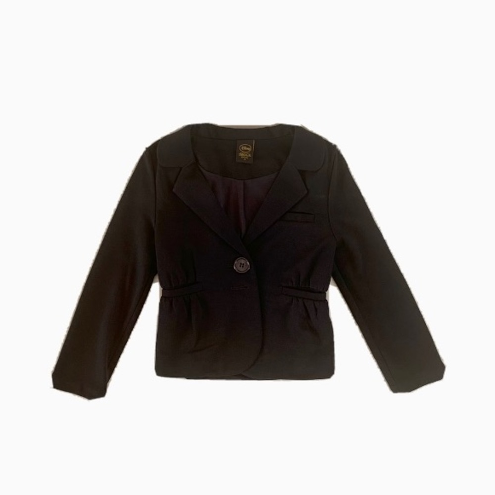Navy Blue Button Blazer